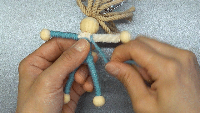 [솜씨키트] 뽀글머리 걱정인형 만들기 DIY 키트 상세 이미지 3